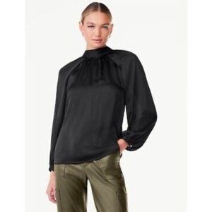Elegant Black Women's Top